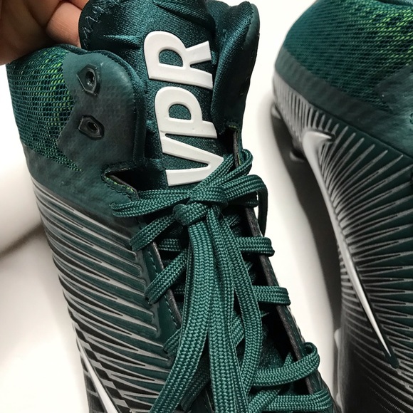 New Nike VPR Green & Black Cleats - Picture 5 of 9